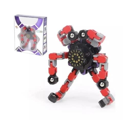 Twisted Robot Spinner Toy Transformable Fingertip Gyro