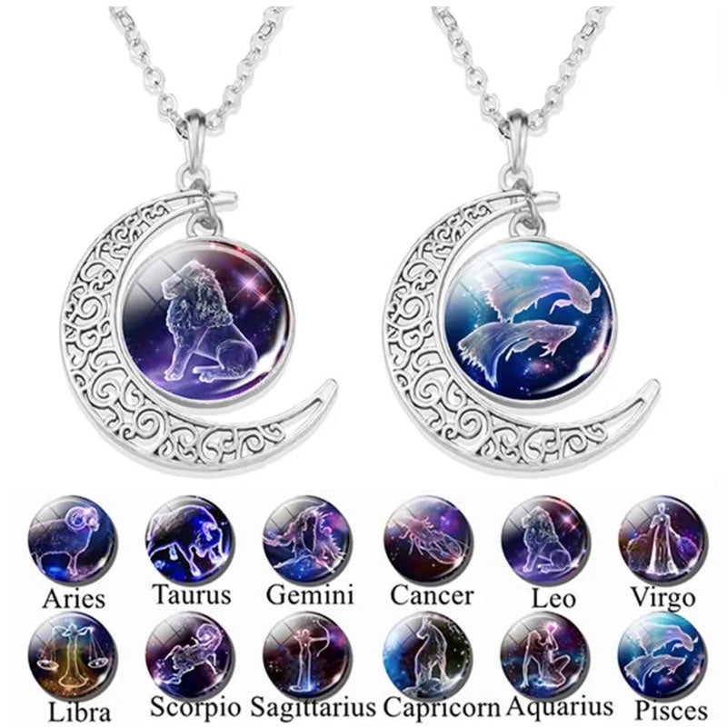 Zodiac Moon Necklace