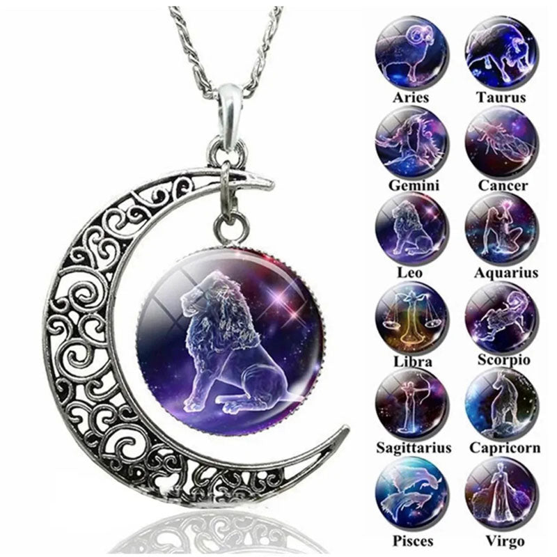 Zodiac Moon Necklace